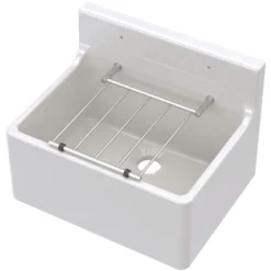 NUIE Fireclay Cleaner Sink 515 X 382 X 393mm