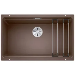 Blanco Etagon 700 U Granite Kitchen Sink - Coffee