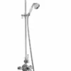 Holborn Traditional Chrome Shower Kit & Fixed Head, CLEARANCE, Holborn London 1855
