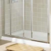 Lakes 1000mm Sliding Shower Door, Classic Collection