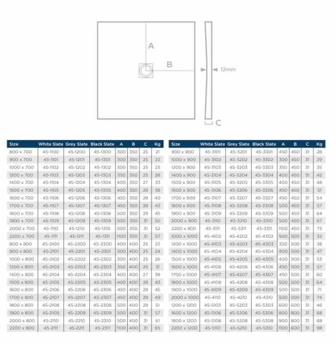 Giorgio2 Cut-To-Size Grey Slate Effect Square Shower Tray - 1200 X 1200mm 2 Giorgio2 Cut-To-Size Grey Slate Effect Square Shower Tray - 1200 X 1200mm - Image 2