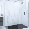 Feeling 800mm Wet Room Shower Screen By RAK Ceramics