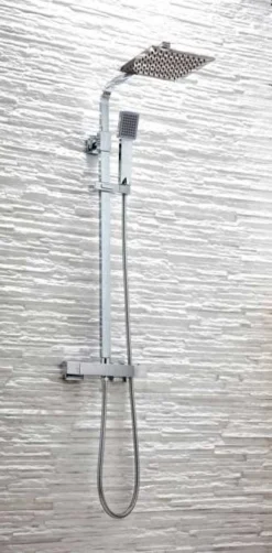 Scudo Elliott Square Dual Head Rigid Riser Shower 9 Scudo Elliott Square Dual Head Rigid Riser Shower -Roman Sales HBS Shower003 small