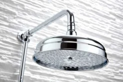 Scudo York Traditional Chrome Rigid Riser Shower Valve With Fixed Head -Roman Sales HBS Shower007 Detail3 small 1