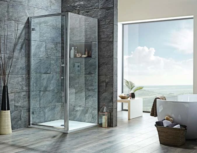 Scudo S8 Hinged Shower Door Enclosure - 1000mm 2 Scudo S8 Hinged Shower Door Enclosure - 1000mm - Image 2