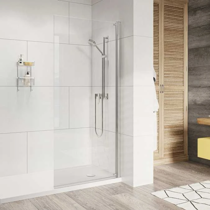 Roman Innov8 900mm Pivoting Wetroom Panel Chrome 1 Roman Innov8 900mm Pivoting Wetroom Panel Chrome