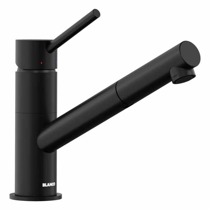 Blanco Kano S Matt Black Kitchen Tap - 526668 1 Blanco Kano S Matt Black Kitchen Tap - 526668