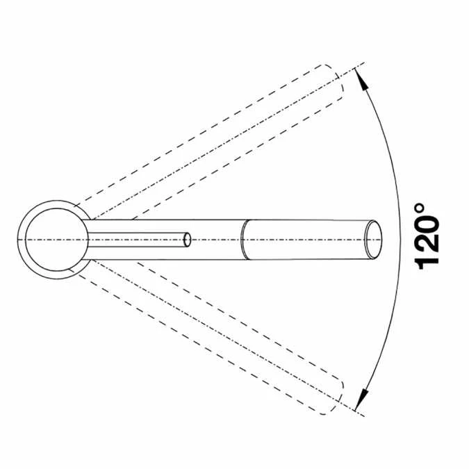Blanco Kano S Chrome Kitchen Tap - 521503 5 Blanco Kano S Chrome Kitchen Tap - 521503 - Image 5
