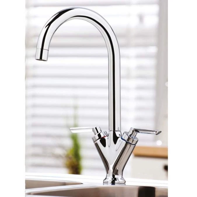 Scudo Ilkley Monobloc Kitchen Mixer Tap Chrome 2 Scudo Ilkley Monobloc Kitchen Mixer Tap Chrome - Image 2