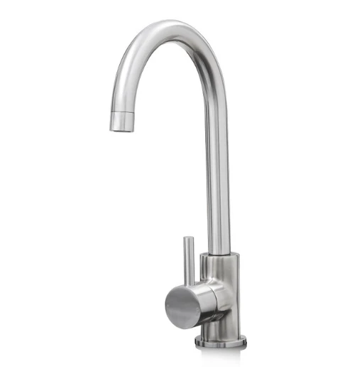 Elera Monobloc Kitchen Sink Mixer Tap - Brushed Nickel 1 Elera Monobloc Kitchen Sink Mixer Tap - Brushed Nickel