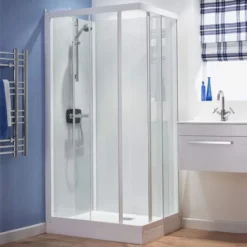 Kinedo Kineprime Glass Sliding Shower Pod - 800 X 800mm