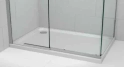 Kudos Pinnacle 8 760mm Hinged Shower Door For Recess - Left Hand 7 Kudos Pinnacle 8 760mm Hinged Shower Door For Recess - Left Hand -Roman Sales Kudos Kstone Shower Tray Image