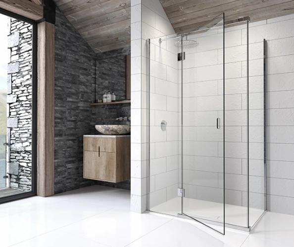 Kudos Pinnacle 8 800mm Hinged Shower Door For Corner - Right Hand 2 Kudos Pinnacle 8 800mm Hinged Shower Door For Corner - Right Hand - Image 2
