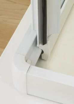 900mm White Corner Entry Enclosure, Lakes Classic Collection 5 900mm White Corner Entry Enclosure, Lakes Classic Collection -Roman Sales Lakes Framed Corner Entry Enclosure 3
