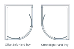 Lakes Classic 900 X 800 Easy-Fit White Offset Quadrant Shower Enclosure 5 Lakes Classic 900 X 800 Easy-Fit White Offset Quadrant Shower Enclosure -Roman Sales Lakes Easy Fit Offset Quadrant Spec