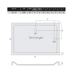 MX Elements 800 X 700 Rectangular Stone Resin Low Profile Shower Tray 5 MX Elements 800 X 700 Rectangular Stone Resin Low Profile Shower Tray -Roman Sales MX 800 x 700 ASSMA Tech 1