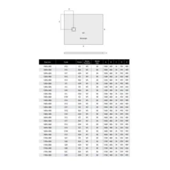 MX Minerals 1000 X 800mm Jet Black Slate Effect Shower Tray 5 MX Minerals 1000 X 800mm Jet Black Slate Effect Shower Tray -Roman Sales MX Minerals Rectangle Tech 3