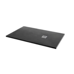 MX Minerals 1700 X 750mm Jet Black Slate Effect Shower Tray