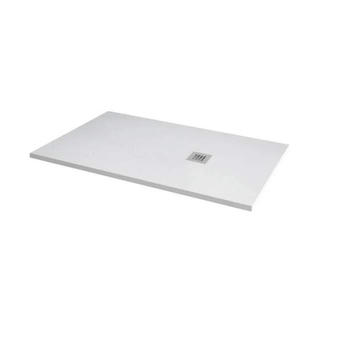 MX Minerals 1700 X 900mm Ice White Slate Effect Shower Tray 1 MX Minerals 1700 X 900mm Ice White Slate Effect Shower Tray