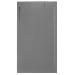 Giorgio Lux Grey Slate Effect Shower Tray - 1400 X 900 - Concealed Waste