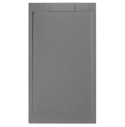 Giorgio Lux Grey Slate Effect Shower Tray - 1400 X 900 - Concealed Waste 1 Giorgio Lux Grey Slate Effect Shower Tray - 1400 X 900 - Concealed Waste