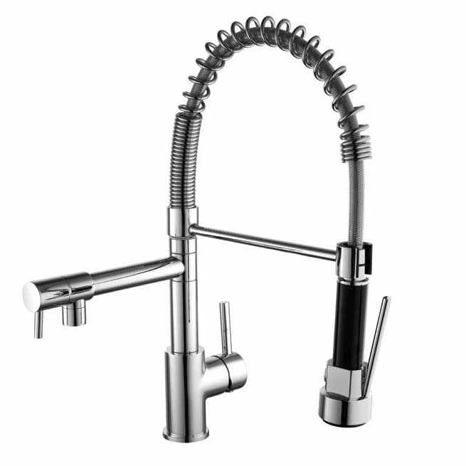 Dual Spout Spring Pull Out Kitchen Tap - Kartell 2 Dual Spout Spring Pull Out Kitchen Tap - Kartell - Image 2