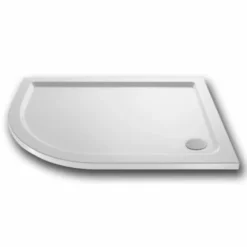 Nuie 900 X 760 Offset Quadrant Shower Tray LH - FREE Waste