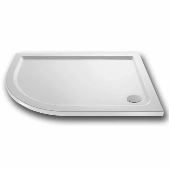 Nuie 1200 X 900 Offset Quadrant Shower Tray LH - FREE Waste 1 Nuie 1200 X 900 Offset Quadrant Shower Tray LH - FREE Waste