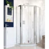 Lakes Classic 900 X 900mm Pentagon Semi-Framed Shower Enclosure With Pivot Door