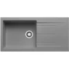 Prima+ Light Grey Granite 1 Bowl Inset Kitchen Sink