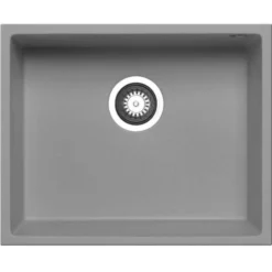 Prima+ Light Grey Granite 1 Bowl Undermount Kitchen Sink