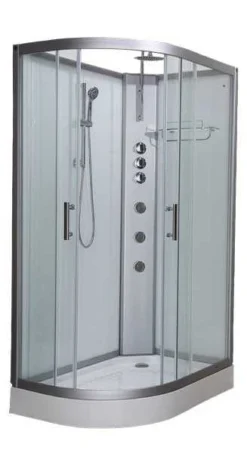 Vidalux Pure 1200 Hydro Massage Shower Cabin - 1200 X 800mm - Right Handed - White 25 Vidalux Pure 1200 Hydro Massage Shower Cabin - 1200 X 800mm - Right Handed - White -Roman Sales Pure right Copy