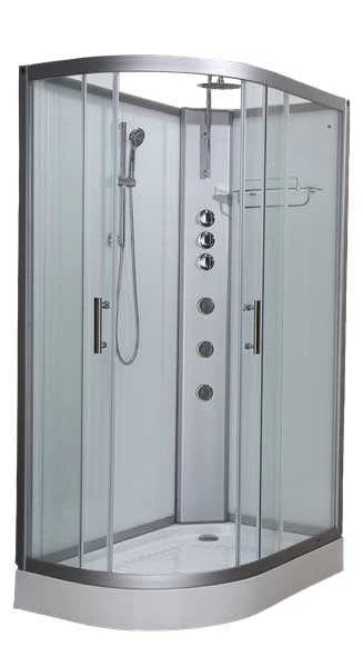 Vidalux Pure 1200 Hydro Massage Shower Cabin - 1200 X 800mm - Right Handed - White 13 Vidalux Pure 1200 Hydro Massage Shower Cabin - 1200 X 800mm - Right Handed - White - Image 13