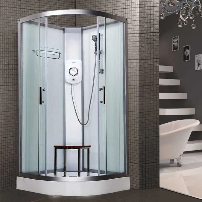 Vidalux Pure E 1000 Shower Cabin 1000 X 1000mm With Triton Electric Shower 1 Vidalux Pure E 1000 Shower Cabin 1000 X 1000mm With Triton Electric Shower