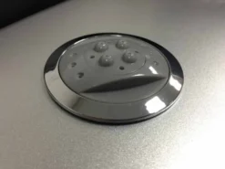 Vidalux Pure 900 Hydro Massage Shower Cabin- 900 X 900mm - Black Glass 6 Vidalux Pure 900 Hydro Massage Shower Cabin- 900 X 900mm - Black Glass -Roman Sales Pure Mirror Body Jet 1