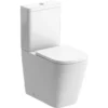 Ankam Rimless Closed Coupled Comfort Height Toilet & Soft Close Seat