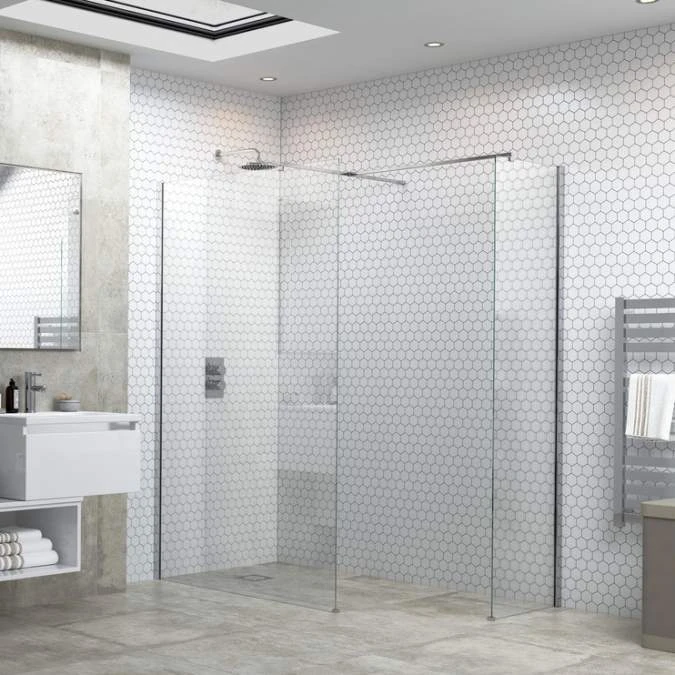 Relax 900mm Wetroom Panel & Support Bar 2 Relax 900mm Wetroom Panel & Support Bar - Image 2