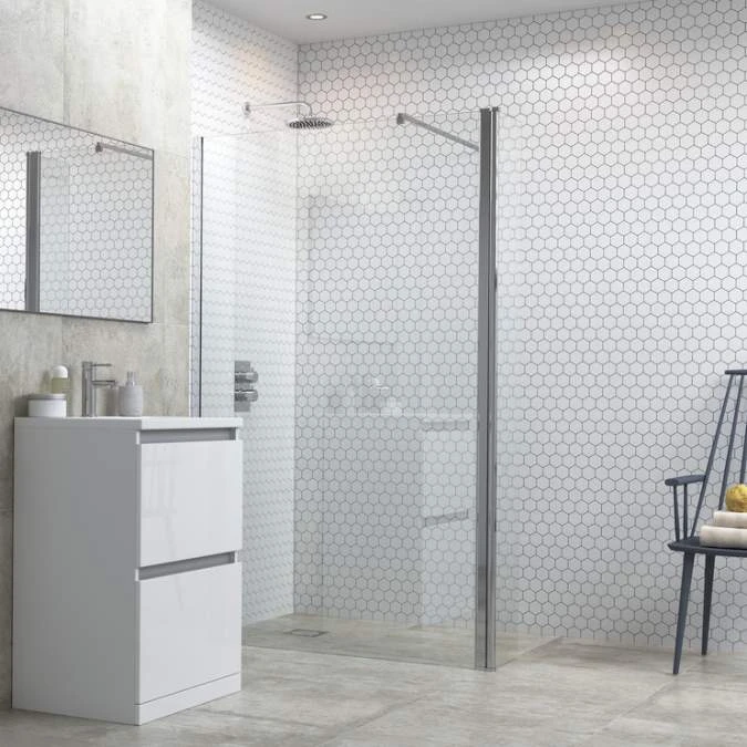 Relax 900mm Wetroom Panel, Support Bar & 300mm Rotatable Panel 1 Relax 900mm Wetroom Panel, Support Bar & 300mm Rotatable Panel