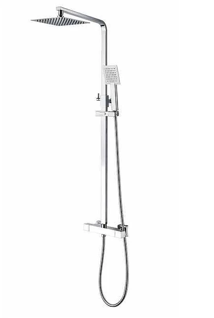 Ripley Square Thermostatic Dual Head Shower Set - Chrome - Signature 1 Ripley Square Thermostatic Dual Head Shower Set - Chrome - Signature