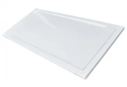 Roman Infinity Shower Tray 1000mm X 800mm - Matt White Or Gloss White 6 Roman Infinity Shower Tray 1000mm X 800mm - Matt White Or Gloss White -Roman Sales Roman Infinity Gloss White Rectangle Shower Tray 3