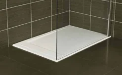 Roman Infinity Shower Tray 1000mm X 800mm - Matt White Or Gloss White