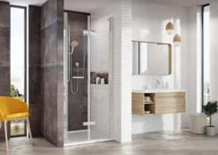 Roman Innov8 800mm Bi-Fold Door For Alcove Fitting