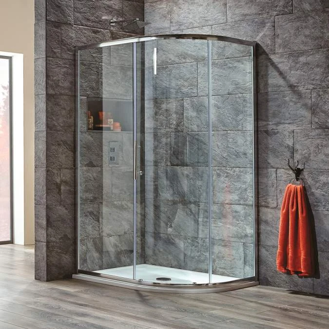 Scudo S8 Single Door 900 X 760mm Offset Quadrant Shower Enclosure 1 Scudo S8 Single Door 900 X 760mm Offset Quadrant Shower Enclosure
