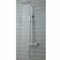 Polo Oval Dual Head Exposed Shower With Metal Fixed Head -Roman Sales SHOWER004 1