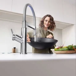 Blanco Solenta - S Senso Chrome Kitchen Tap - 455367 -Roman Sales SOLENTA S CHROME LIFESTYLE