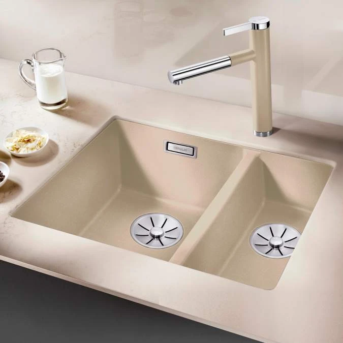 Blanco Subline 340/160 U Granite Kitchen Sink Left Hand - Jasmine 2 Blanco Subline 340/160 U Granite Kitchen Sink Left Hand - Jasmine - Image 2