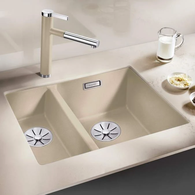 Blanco Subline 340/160 U Granite Kitchen Sink Right Hand - Jasmine 2 Blanco Subline 340/160 U Granite Kitchen Sink Right Hand - Jasmine - Image 2