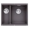 Blanco Subline 340/160 U Granite Kitchen Sink Right Hand - Rock Grey
