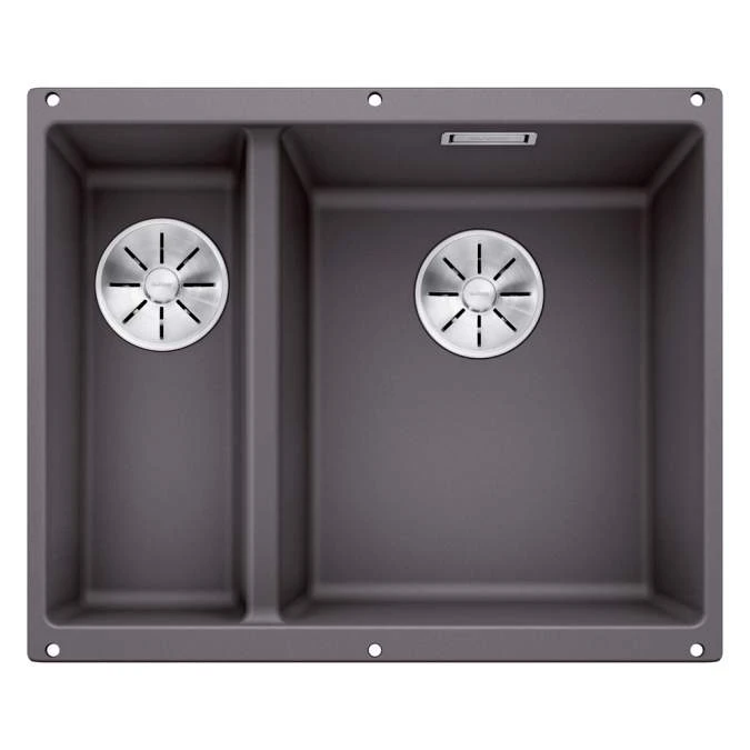 Blanco Subline 340/160 U Granite Kitchen Sink Right Hand - Rock Grey 1 Blanco Subline 340/160 U Granite Kitchen Sink Right Hand - Rock Grey