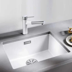 Blanco Subline 500 U Granite Kitchen Sink - Jasmine -Roman Sales SUBLINE 500 U WHITE MOOD 3 1